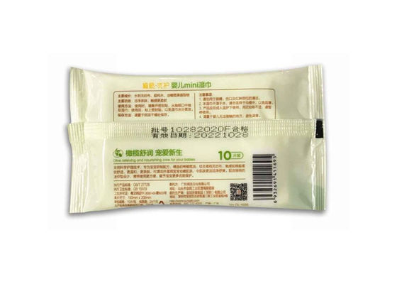 Disposable Olive Essence Portable Baby Wet Wipes Tanpa Alkohol