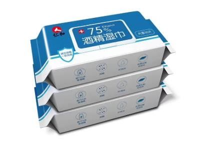 Pembersih Tangan Non Woven 75% Tisu Alkohol Food Grade