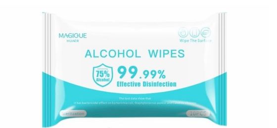 Antibakteri Basah Disinfektan Tisu 75% Alkohol Pembersih Tangan Sanitasi