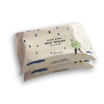 Ekstrak Air Kelapa Spunlace Aroma Segar Tisu Basah Dewasa