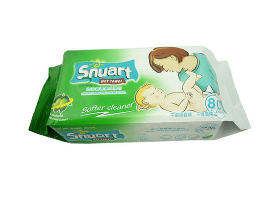 50gsm Tisu Bayi Bebas Alkohol / Tisu Basah Bebas Wewangian