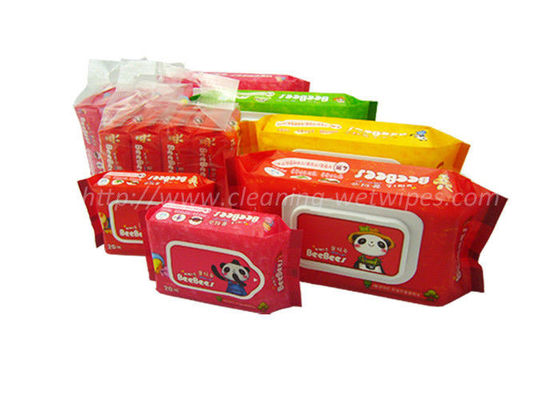 50gsm Tisu Bayi Bebas Alkohol / Tisu Basah Bebas Wewangian
