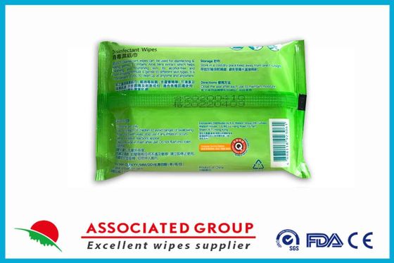 Tisu Basah Disinfektan Ekstrak Aloe Vera yang Dibungkus Secara Individual
